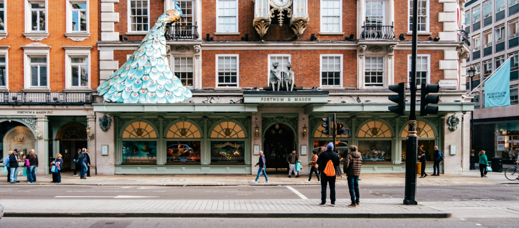 Fortnum & Mason SEO Fountain Pimento Header