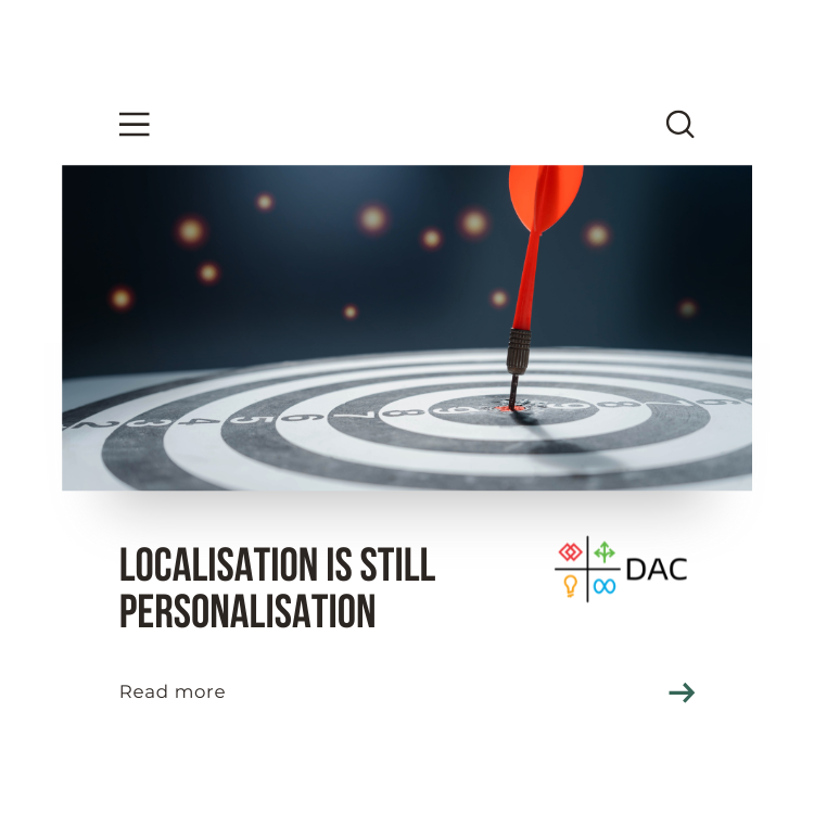 Localisation is still personalisation - DAC Group